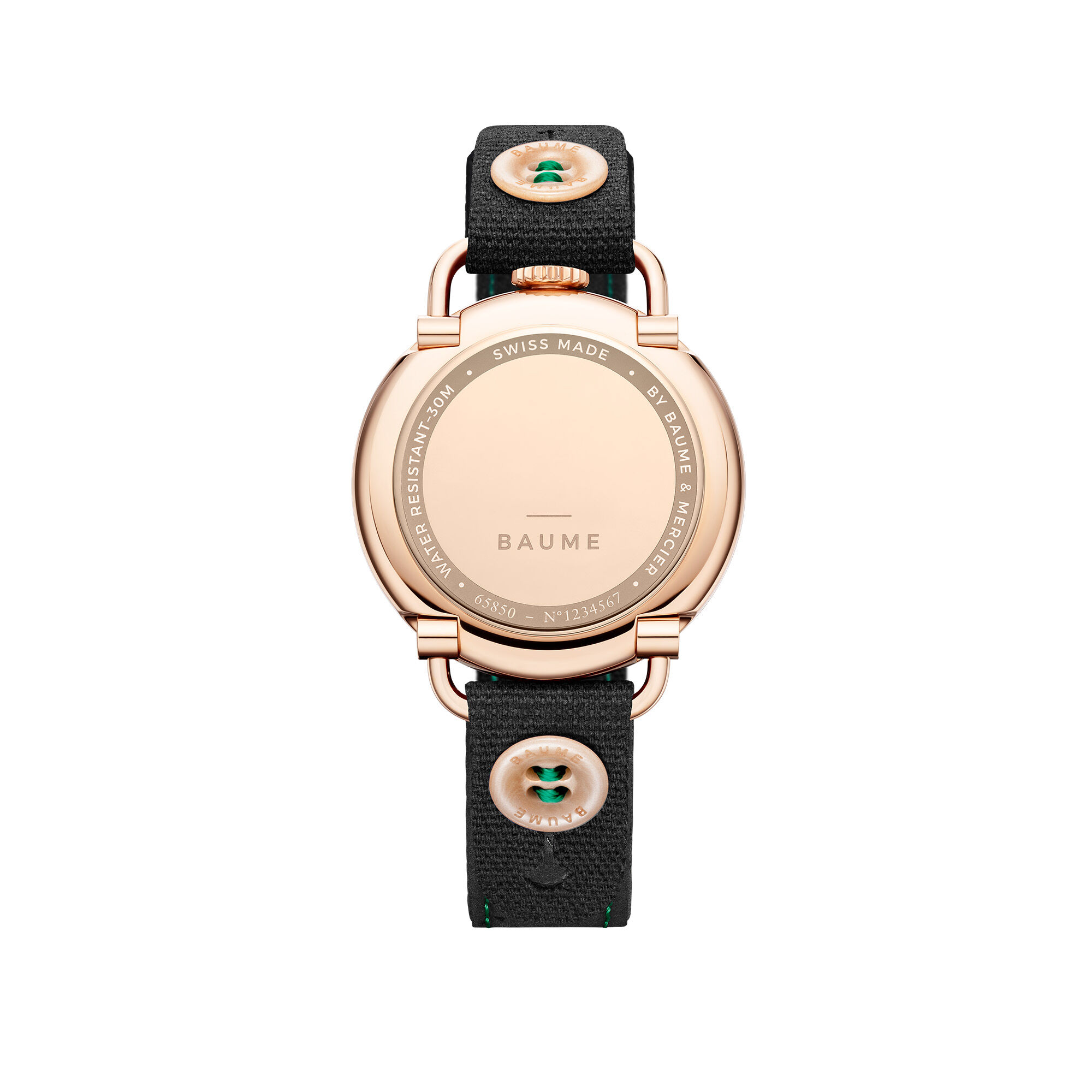 Baume mercier shop leather strap